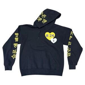 Kobe Bryant Gigi Lakers Hoodie 8 24 × 2 Black Sloan & Bennett Tribute Mamba Sz S